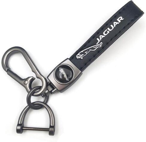 1pc fit Jaguar Car Keychain Keyring,Car Key Chain Key Ring Fit Jaguar XE XEL XF XFL XJ F-PACE F-Type Accessories in Saudi Arabia