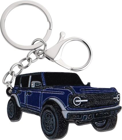 Bronco Keychain Accessories,Car Key Chain,Keychain Clip For Ford Bronco 2022 2023 2024,Key Ring Gift For Car Lover in Saudi Arabia