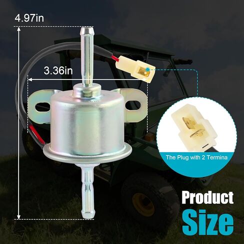 Electric Fuel Pump AM876265 Replacement for John Deere Gator HPX Pro 2020 4020 4x2 4x4 Trail HPX in Kuwait