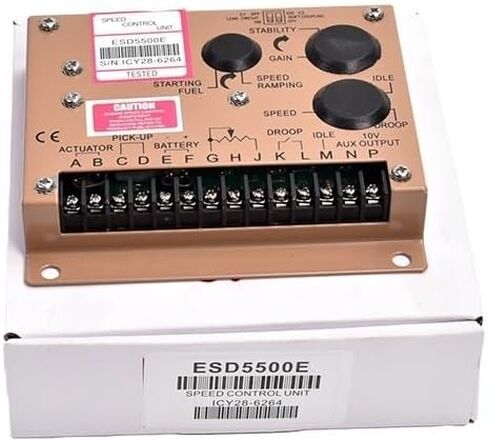 ESD5500E Dual Capacitor Genset Controller Engine Speed Regulator esd 5500e(Original ESD 5500E) in Kuwait