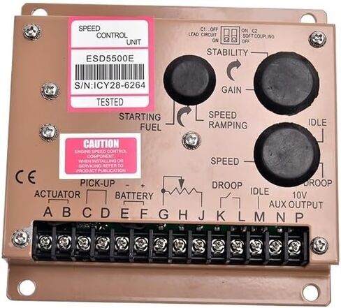 ESD5500E Dual Capacitor Genset Controller Engine Speed Regulator esd 5500e(Original ESD 5500E) in Kuwait