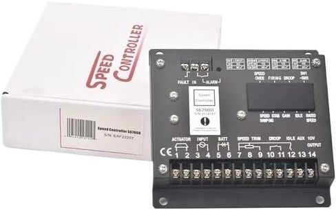 S6700H S6700E Generator Engine Speed Controller Governor Actuator Control Module Motor Panel Power Generator Parts S6700H(S6700E Copy) in Kuwait