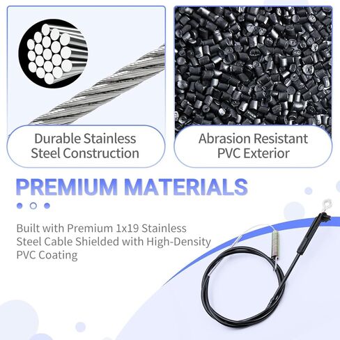 108-8155 Brake Cable Replacement for Toro 20056, 20058, 20093, 20383, 20793, 20795, 21383 Super Recycler Walk-Behind Mowers Replace Stens 290-848 in Saudi Arabia