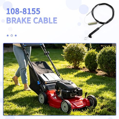108-8155 Brake Cable Replacement for Toro 20056, 20058, 20093, 20383, 20793, 20795, 21383 Super Recycler Walk-Behind Mowers Replace Stens 290-848 in Saudi Arabia