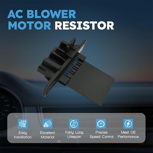 مقاوم محرك منفاخ HVAC متوافق مع Nissan 200Sx 1995-1998 Frontier 1998-2004 Sentra 1995-2006 Xterra 2000-2004 Relpace 271502M100، 271502M105 in Kuwait