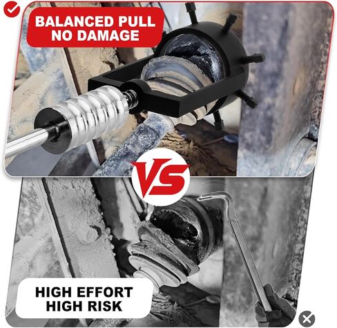3.75" CV Axle Puller Tool with 8 Bolts, Axle Shaft Removal Tool, Slide Hammer Puller Set Heavy-Duty for UTV/ATV, Trucks in Saudi Arabia