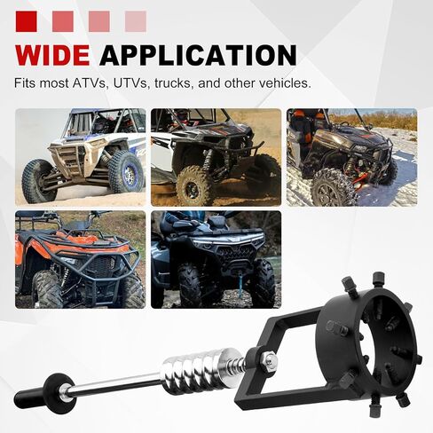 3.75" CV Axle Puller Tool with 8 Bolts, Axle Shaft Removal Tool, Slide Hammer Puller Set Heavy-Duty for UTV/ATV, Trucks in Saudi Arabia