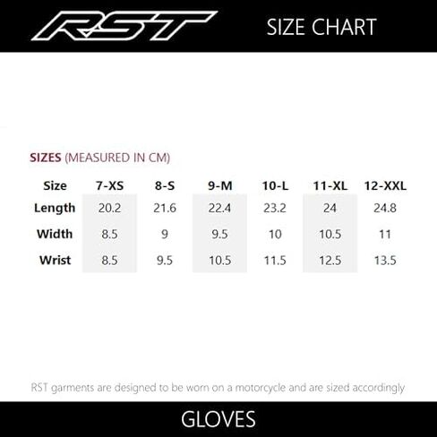 قفاز دراجة نارية RST Tractech EVO 4 CE (أصفر نيون/أسود/أسود، US 12) in Kuwait
