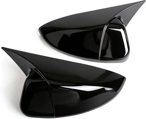 Compatible with 2018-2022 2023 2024 2025 Honda Accord Ox Horn Rearview Mirror Cover, Side Door Mirror Caps Trim for 10th 11th Gen Accord (Glossy Black) in Saudi Arabia