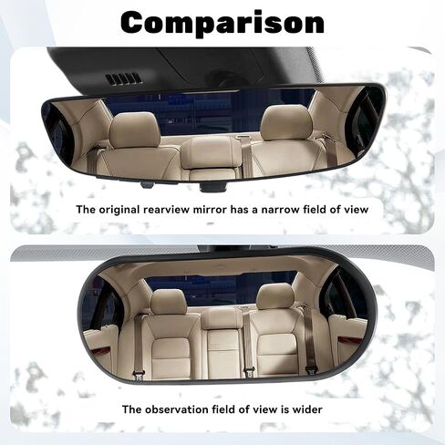 Car Mirror for Baby,360° Adjustable HD Rear View Mirrors Provides a Wide Field of Vision & Observation of the Rear Seat, Auto Convex Mirrors Baby Mirror for Car, Universal Fit (Clip) in Saudi Arabia