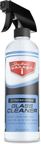 Jay Leno's Garage Glass Cleaner Spray – Streak-Free Auto Glass Cleaner for Cars, Automotive Window Cleaner for Car Windows, Windshields & Mirrors, Tint-Friendly Interior & Exterior Glass – 16 oz in Saudi Arabia