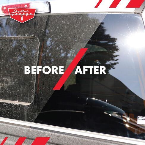 Jay Leno's Garage Glass Cleaner Spray – Streak-Free Auto Glass Cleaner for Cars, Automotive Window Cleaner for Car Windows, Windshields & Mirrors, Tint-Friendly Interior & Exterior Glass – 16 oz in Saudi Arabia