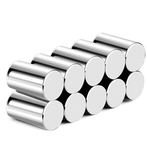 Magnetic Cylinder, 20Pcs Strong Cylinder Rod Magnets Round Disc Crafting Sticker Holder Lifter Fastener Magnets Multi-use Permanent Rare Earth Magnets for Crafts, Fridge, Whiteboard in Saudi Arabia