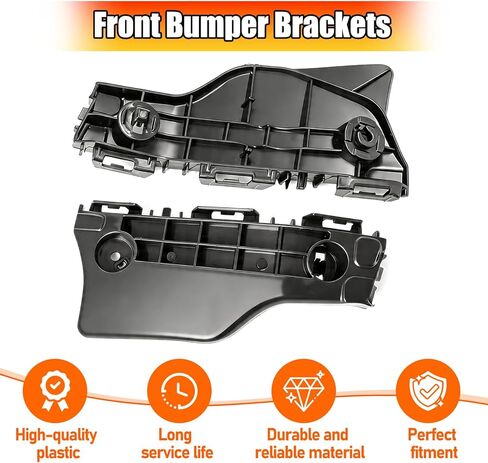 زوج واحد من Yumzeco متوافق مع دعامات المصد الأمامي Toyota Prius C 2012 2013 2014 2015 2016 2017، استبدال مثبتات المصد البلاستيكية من جانب السائق والراكب لـ 5211547041 5211647041 in Kuwait