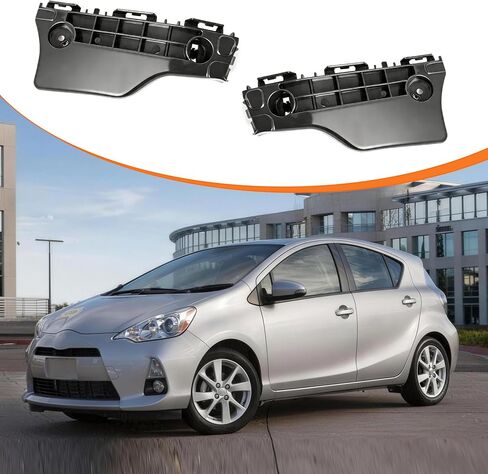 زوج واحد من Yumzeco متوافق مع دعامات المصد الأمامي Toyota Prius C 2012 2013 2014 2015 2016 2017، استبدال مثبتات المصد البلاستيكية من جانب السائق والراكب لـ 5211547041 5211647041 in Kuwait