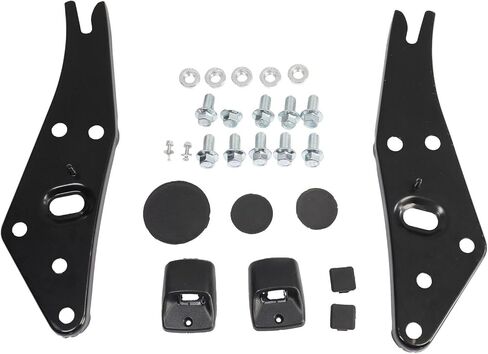 Black Rear Step Bumper Compatible with Toyota Tacoma 2005-2015 Steel w/brackets/pads Fleet Styleside in Saudi Arabia