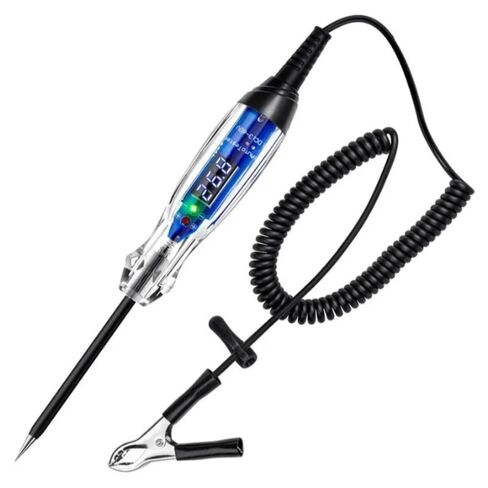 Automotive Circuit Tester 3-60V DC Digital LED Voltage Detector with Voltmeter Bidirectional Polarity Indicator for Vehicle Electrical Systems in Kuwait