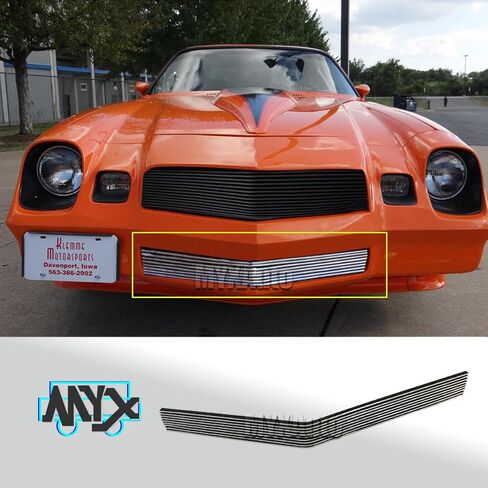 Front Grill polished Billet Gille Insert Fits Chevy Camaro 1978-1981 Lower Bumper Grill 1979 1980 also fit Z28 in Kuwait