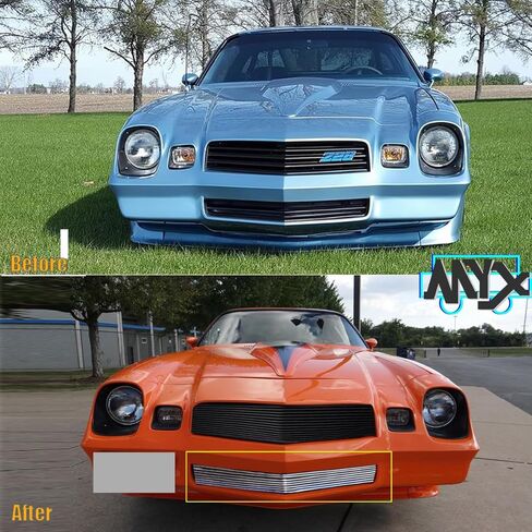 Front Grill polished Billet Gille Insert Fits Chevy Camaro 1978-1981 Lower Bumper Grill 1979 1980 also fit Z28 in Kuwait