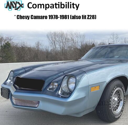 Front Grill polished Billet Gille Insert Fits Chevy Camaro 1978-1981 Lower Bumper Grill 1979 1980 also fit Z28 in Kuwait