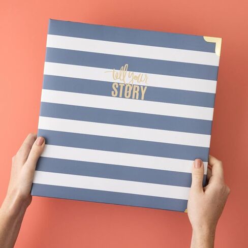ألبوم Heidi Swapp Storyline-D-Ring-8 x 11-شريط أزرق (44 قطعة) in Kuwait