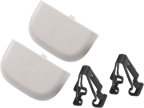 2 Set Gray Iron Sun Visor Cap Clip Clip Retainer No.DS7Z-54672A40-AF/DS7Z4273AA/DS7Z-9904132-A for Ford Fusion 2013-2016 for Lincoln MKZ 2013-2016 Auto Replacement Parts in Kuwait