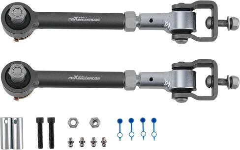 وصلات قضيب التأرجح الأمامي من maxpeedingrods لسيارة جيب رانجلر TJ شيروكي XJ موديل 1984-2006 مع رفع 2.5 بوصة - 6 بوصة، نظام قطع الاتصال السريع لقضيب التأرجح الأمامي in Kuwait