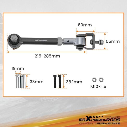 وصلات قضيب التأرجح الأمامي من maxpeedingrods لسيارة جيب رانجلر TJ شيروكي XJ موديل 1984-2006 مع رفع 2.5 بوصة - 6 بوصة، نظام قطع الاتصال السريع لقضيب التأرجح الأمامي in Kuwait