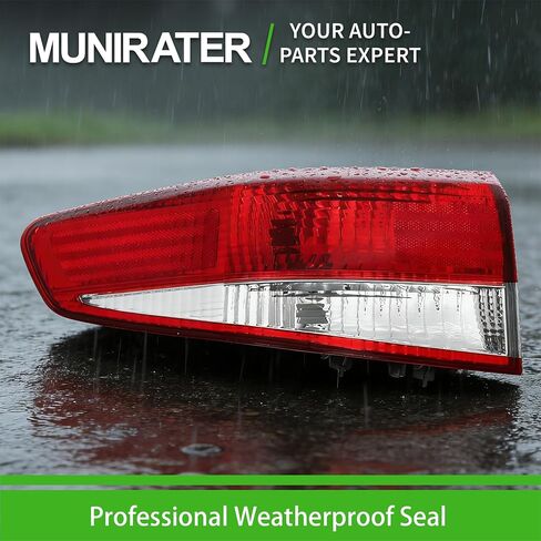 munirater الأحمر الأيسر سائق الخارجي الذيل ضوء مصباح مكبح استبدال ل 2003-2004 هوندا أكورد سيدان 33551-SDA-B01 in Saudi Arabia