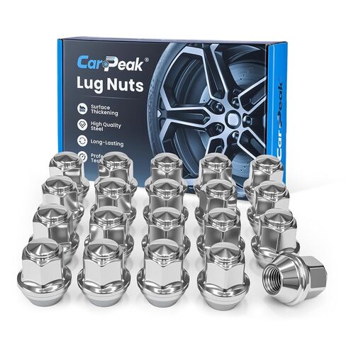 M14x1.5 Lug Nuts 24PCS, Black Wheel Lug Nuts 21mm (13/16") Hex 1.75" Tall, One-Piece Closed Endfor Ford F150 2015-2024, Expedition, Lincoln Navigator in Saudi Arabia