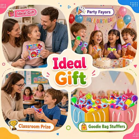 Sensory Fidget Toys Bulk for Kids: 16 Pack Quiet Color Sorting Sensory Toys - Fine Motor Toys for Toddlers Boys Girls Ages 3+ - Classroom Travel Home Calm Down Activities - Prize for Kids Classroom in Saudi Arabia