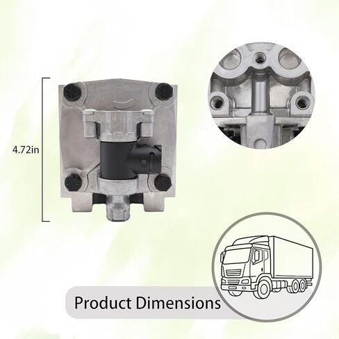 Air Brake Relay Traction Valve Compatible with Volvo Bendix ATR-6 Trailer Replace K078420 K07095 2602215C91 85135349 in Saudi Arabia