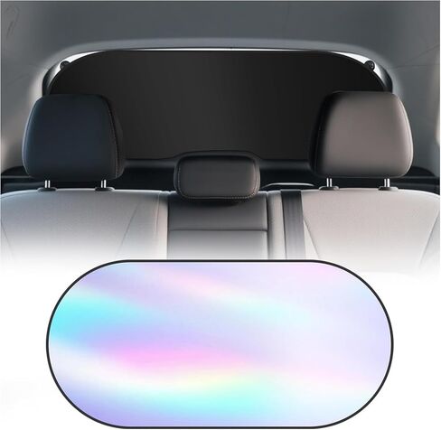 39.37×19.68" Car Rear Window Sun Shade with 6 Suction Cups,Upgraded Back Window Sun Shades for Car Reduces Heat & Protects the Interior,Cars Windows Shades for Most Cars/SUVs in Kuwait