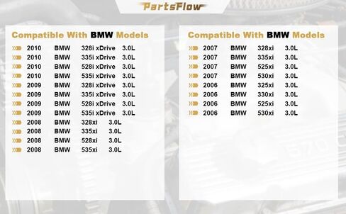 محرك نقل أجزاء تدفق متوافق مع 2006-2010 BMW E90 E92 325xi 328xi 330xi 525xi 535xi 335i 3.0L 27107546671 600-933 in Kuwait