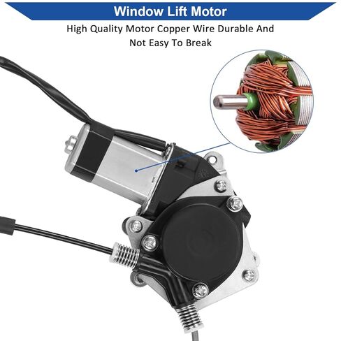 Obaee Power Window Regulator with Motor Compatible with Ford Escape 2008 2009 2010 2011 2012, Mercury Mariner, Mazda Tribute 2008-2011 Rear Right Passenger Side in Kuwait