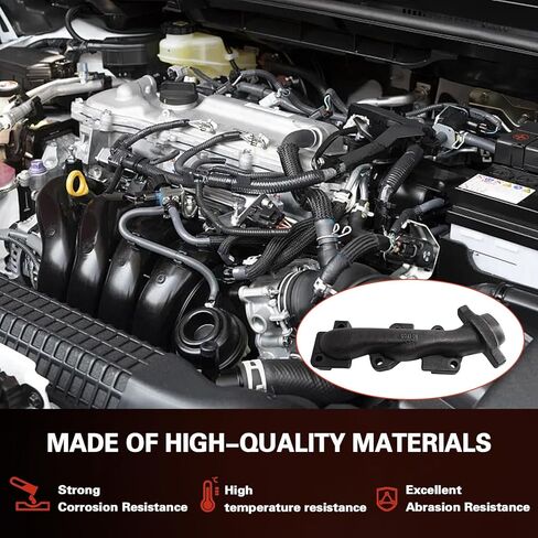 Right Exhaust Manifold Kit With 2004-2010 Dakota, 2004-2009 Durango, 2004-2010 Ram 1500 Pickup, 2006-2009 Raider, 2011-2012 1500, 2011 Dakota 3.7L V6, OE: 674-416 EPA in Saudi Arabia