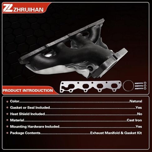 Right Exhaust Manifold Kit With 2002-2005 Cavalier & 2005-2006 Cobalt & 2003-2007 Ion & 2002-2006 Vue 2.2L L4,OE: 674-870 EPA in Saudi Arabia