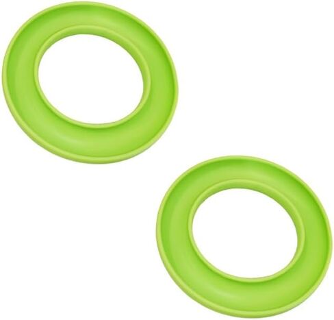 2-Pack Rubber Bobbin Holders – Round Sewing Thread Organizer for Metal & Plastic Machine Bobbins, Includes 2 Spool Holders (Fresh green color) in Saudi Arabia