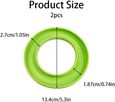 2-Pack Rubber Bobbin Holders – Round Sewing Thread Organizer for Metal & Plastic Machine Bobbins, Includes 2 Spool Holders (Fresh green color) in Saudi Arabia
