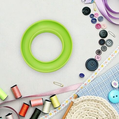 2-Pack Rubber Bobbin Holders – Round Sewing Thread Organizer for Metal & Plastic Machine Bobbins, Includes 2 Spool Holders (Fresh green color) in Saudi Arabia