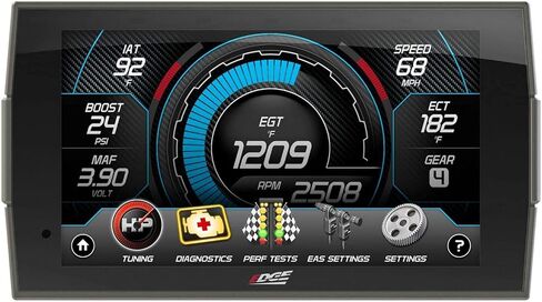 Edge Insight CTS3 Touch Screen Gauge Monitor 84130-3 & A-Pillar Mount 38603 Compatible with 2019-2020 Ram 1500/2500/3500 Diesel 6.7 6.4 5.7 HEMI V8 Gas Cummins in Saudi Arabia