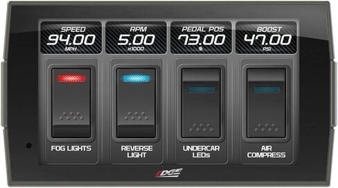 Edge Insight CTS3 Touch Screen Gauge Monitor 84130-3 & A-Pillar Mount 38603 Compatible with 2019-2020 Ram 1500/2500/3500 Diesel 6.7 6.4 5.7 HEMI V8 Gas Cummins in Saudi Arabia