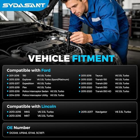 حزم ملف الإشعال 6 متوافقة مع 3.5 V6 Ecoboost 2011-2016 Ford F150، 2013-2019 Ford Expedition Explorer Flex Taurus Transit Lincoln MKS MKT يستبدل UF646 DG549 in Kuwait