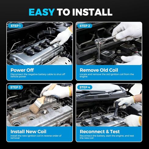 حزم ملف الإشعال 6 متوافقة مع 3.5 V6 Ecoboost 2011-2016 Ford F150، 2013-2019 Ford Expedition Explorer Flex Taurus Transit Lincoln MKS MKT يستبدل UF646 DG549 in Kuwait