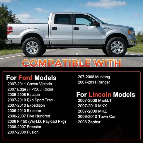 مجموعة أجهزة استشعار RLP Tpms مكونة من 4 مستشعر ضغط الإطارات 315 ميجاهرتز متوافق مع Ford F-150 Escape Lincoln MKX MKZ يستبدل 6F2Z1A189A 6F2A1A176AE 6F2T1A150AE 7L1Z1A189A in Kuwait