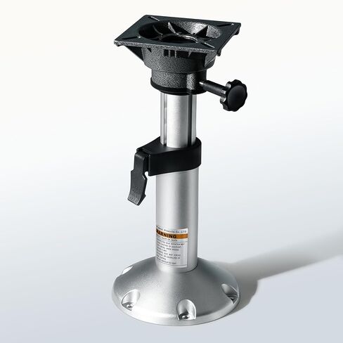 Aluminum Adjustable Height Locking Boat Seat Pedestal with Slide and Swivel 13 to 18 inches in Kuwait