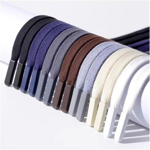 2pcs Flat Hoodie Drawstring Cords Replacement, 55inch Drawstrings with Easy Threaders for Sweatpants Shorts Pants Jackets(Beige) in Kuwait