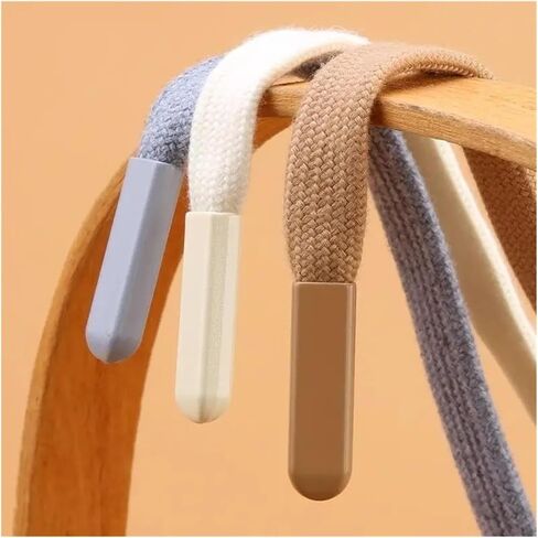 2pcs Flat Hoodie Drawstring Cords Replacement, 55inch Drawstrings with Easy Threaders for Sweatpants Shorts Pants Jackets(Beige) in Kuwait