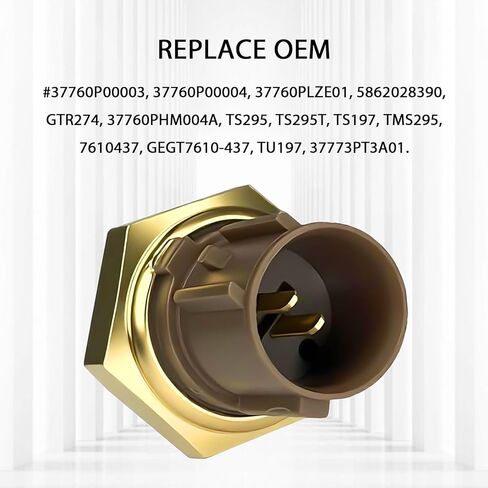 مفتاح مروحة تبريد الرادياتير يستبدل OEM #37760-P00-003 201-1650 مفتاح مستشعر درجة حرارة الماء مستشعر درجة حرارة المحرك لهوندا أكورا CL إنتيجرا RSX TL سيفيك CR-V أوديسي in Kuwait