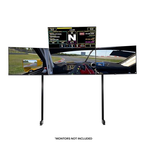 Next Level Racing Elite Free Standing Quad Monitor Stand - Black Edition (NLR-E037) in Saudi Arabia
